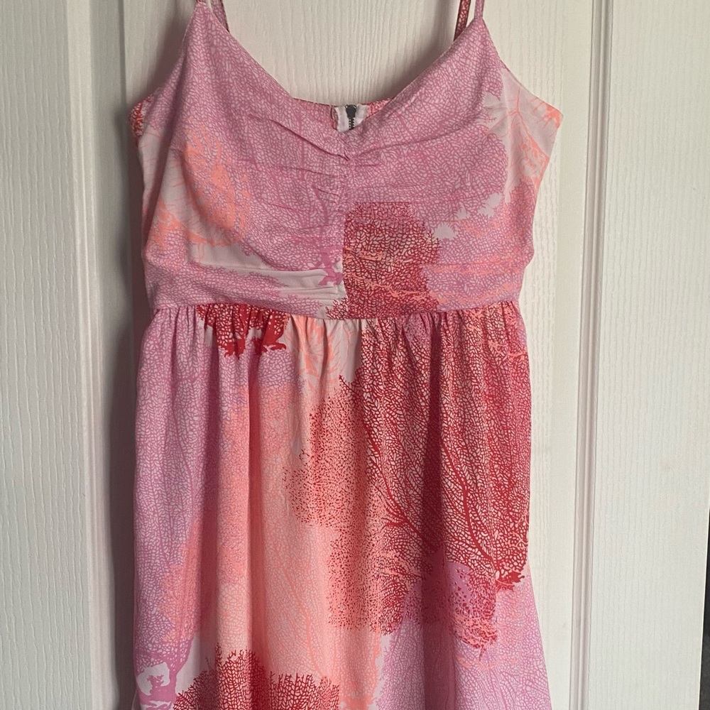 New ROXY Womens Dress Pinks & Red, Sz L